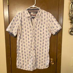 Jam session button down shirt M/L slim